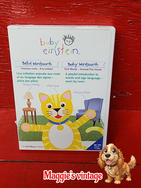 BABY EINSTEIN Baby Wordsworth DVD *DISC LIKE NEW*