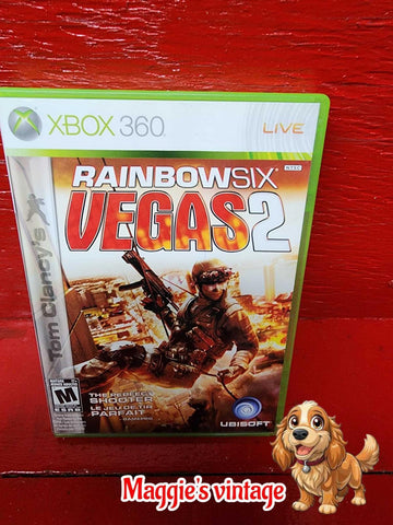 Rainbow Six Vegas 2 (Microsoft Xbox 360, 2008) *CIB DISC LIKE NEW*