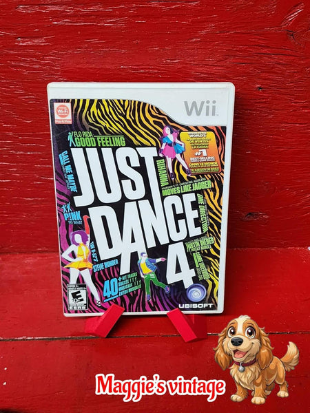 Just Dance 4 Nintendo Wii Game *CIB COMPLETE DISC LIKE NEW*