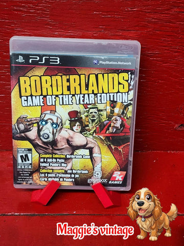 Borderlands: Game of the Year Edition (Sony PlayStation 3, 2010) NO MANUAL