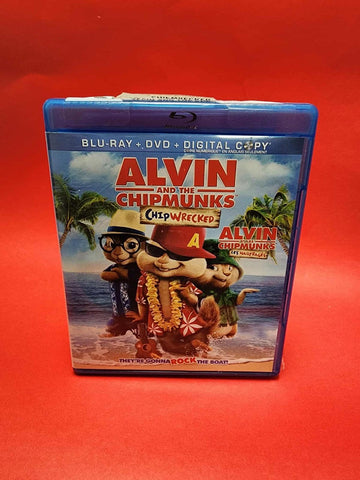 Alvin and the Chipmunks: Chipwrecked (Blu-ray Disc, 2*) BILINGUE DISC LIKE NEW*