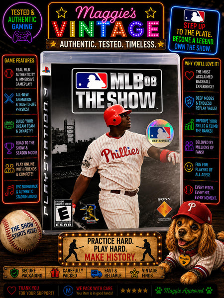 MLB 08 The Show Playstation 3 PS3 CIB DISC LIKE NEW