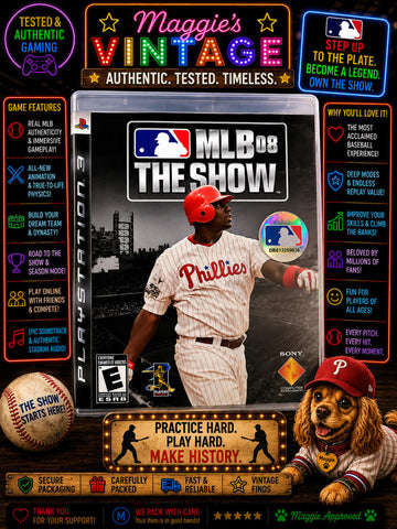 MLB 08 The Show Playstation 3 PS3 CIB DISC LIKE NEW