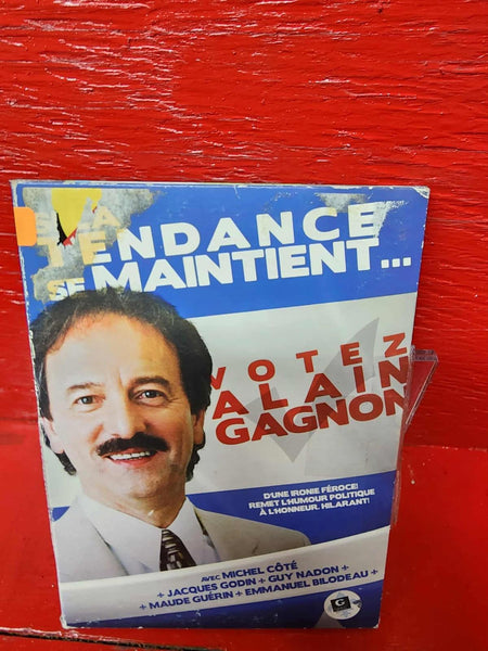 VOTEZ ALAIN GAGNON DVD  HUMOUR DVD COMME NEUF