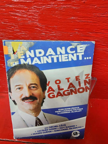 VOTEZ ALAIN GAGNON DVD  HUMOUR DVD COMME NEUF