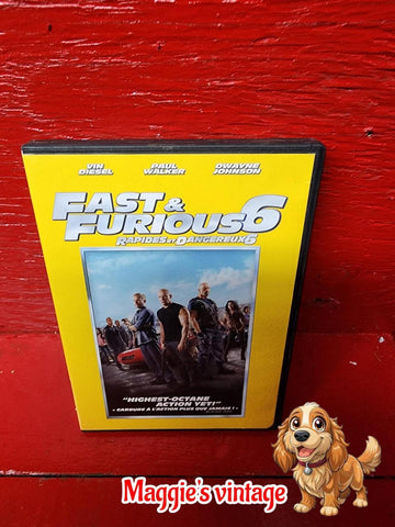 Fast  Furious 6 (DVD, 2013, Canadian) *BILINGUE DISC LIKE NEW*