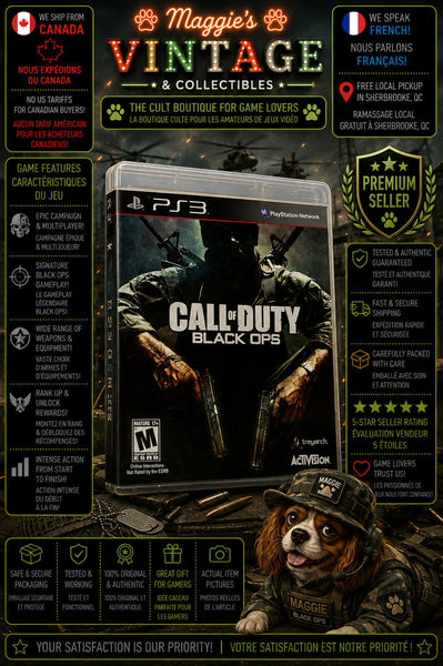 Call of Duty: Black Ops (Sony PlayStation 3 PS3, 2010) CIB DISC LIKE NEW