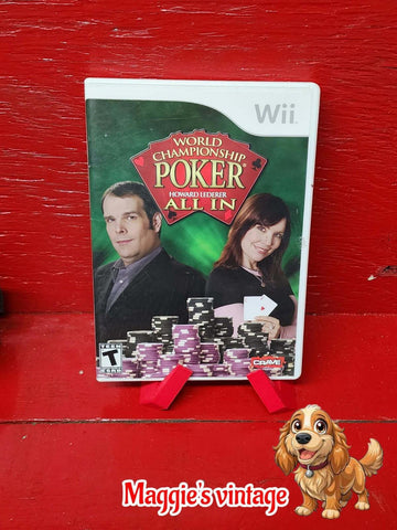 World Championship Poker: All In - Wii NO MANUAL DISC LIKE NEW