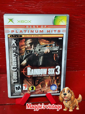 Rainbow Six 3 (Microsoft Xbox, 2003) *CIB DISC LIKE NEW*