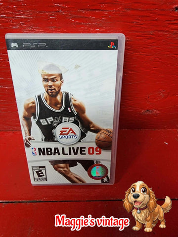 NBA Live 09 (Sony PSP, 2008) PlayStation Portable  CIB