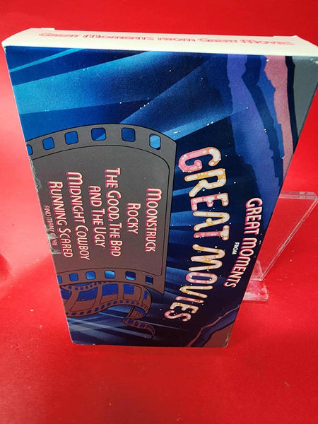 GREAT MOMENTS FROM GREAT MOVIES  VHS Philipp Morris Inc. 1989   great condition