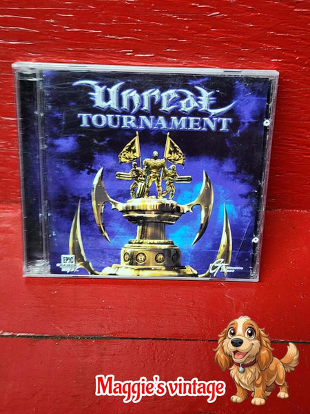 Unreal Tournament PC CD Rom Vintage Shooter Game 2-Disc DISC LIKE NEW!!!