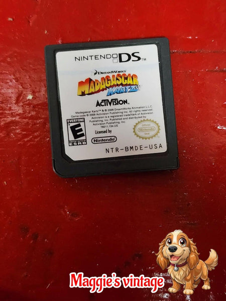 MADAGASCAR KARTZ NINTENDO DS *CART ONLY CLEANED AND TESTED