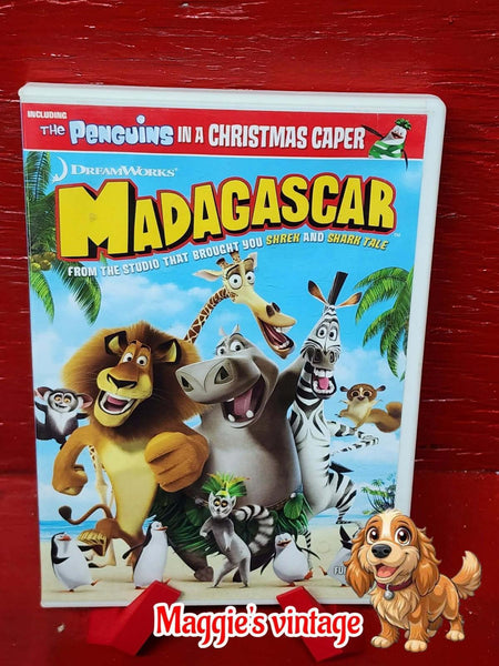 MADAGASCAR-DVD-2005-PLUS CHRISTMAS-E  *BILINGUE DISC LIKE NEW*