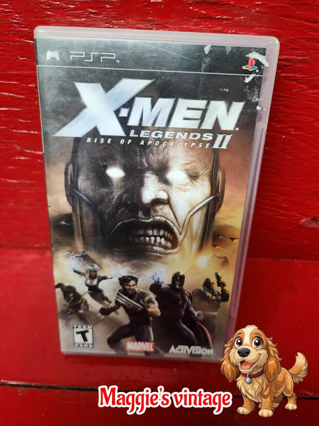 X-Men Legends II: Rise of Apocalypse 2 PSP Playstation Portable CIB WITH MANUAL