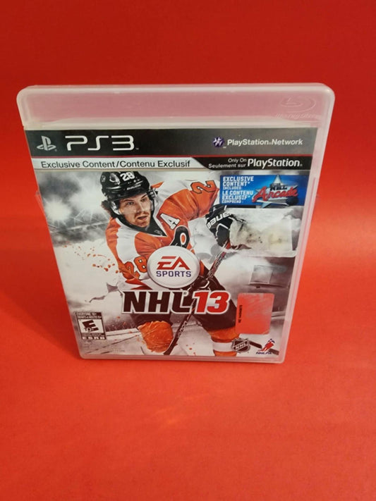 NHL 13 - PS3 Complete In Box (Sony PlayStation 3, 2012) W/Manual, LIKE NEW