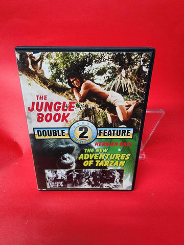 Double Feature -The Jungle Book & The New Adventures of Tarzan RARE DVD Like new