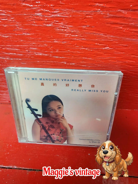 Tu Me Manques Vraiment = Really Miss You by Shen Qi (CD, 1999) *DISC LIKE NEW*