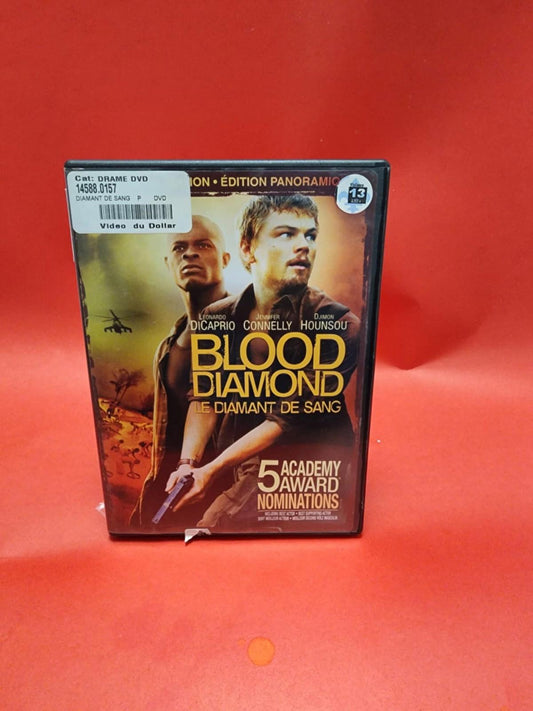 USED BLOOD DIAMOND DVD Bilingue Like new!