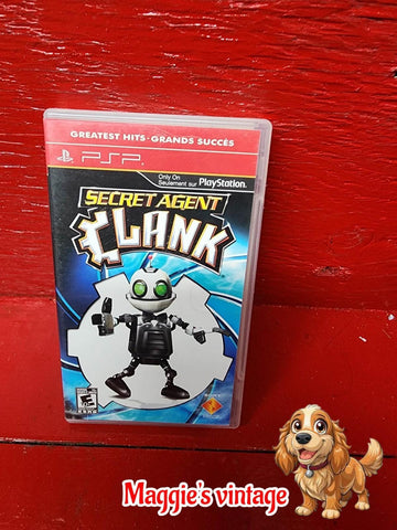 Secret Agent Clank Sony PSP Playstation Portable Not For Resale Video Game CIB