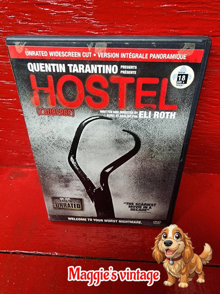 Hostel (DVD, Unrated Widescreen) Quentin Tarantino  *BILINGUE DISC LIKE NEW*