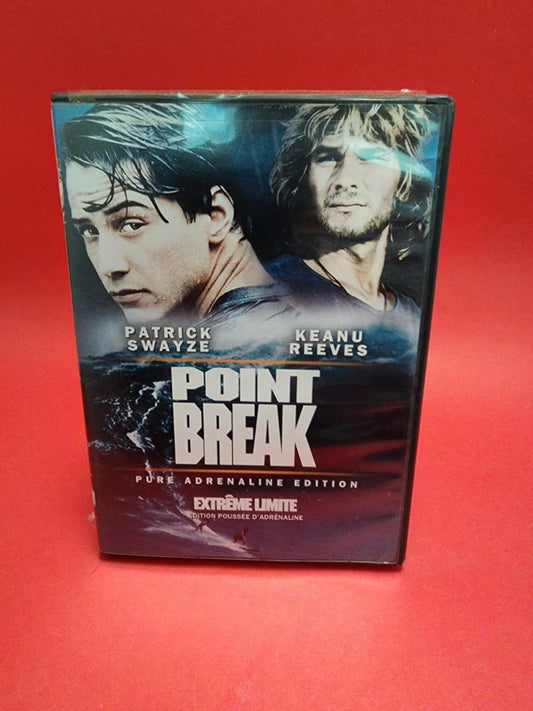 Point Break DVD Bilingual Widescreen 1991 bilingue like new!