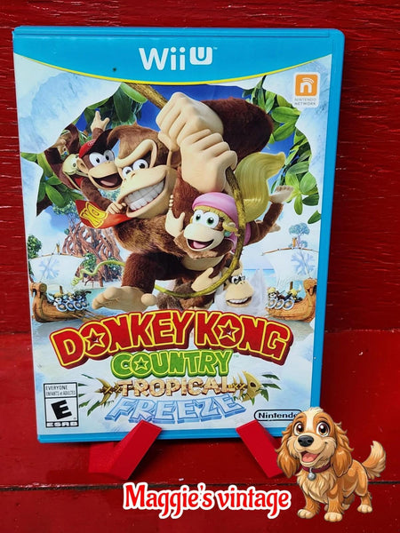 Donkey Kong Country: Tropical Freeze (Wii U, 2014) No ManuAL DISC LIKE NEW