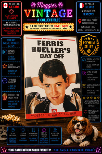 Ferris Buellers Day Off (DVD, 2006)  widescreen BILINGUE DISC LIKE NEW
