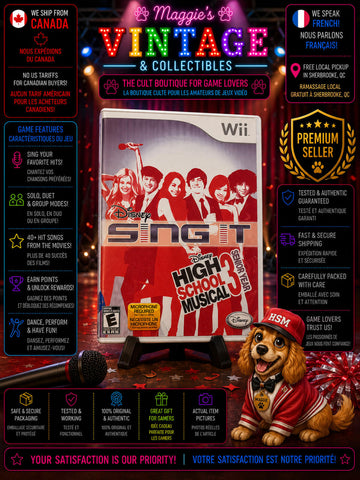 Disney Sing It: High School Musical 3: Senior Year WII CIB DISC LIKE NEW