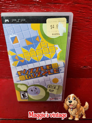 Puzzle Guzzle (Sony PSP, 2008) CIB COMPLETE CIB WITH MANUAL