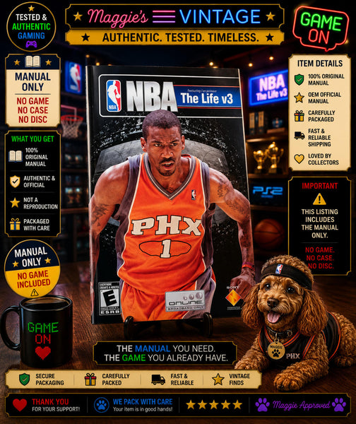 NBA 08 The Life V3 PlayStation 2 PS2 MANUAL ONLY