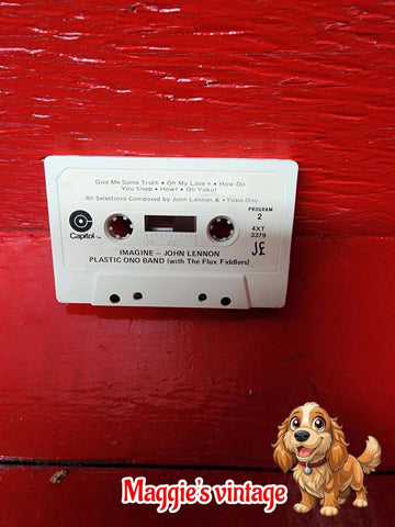 CASSETTE AUDIO - JOHN LENNON PLASTIC ONO BAND - IMAGINE - EMI -
