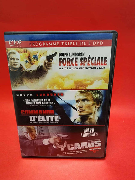 Force Spéciale/Commando d'Élite/Icarus (Dolph Lundgren) DVD BILINGUAL VVS Triple