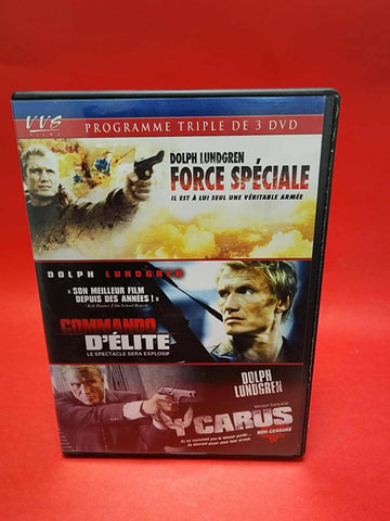 Force Spéciale/Commando d'Élite/Icarus (Dolph Lundgren) DVD BILINGUAL VVS Triple