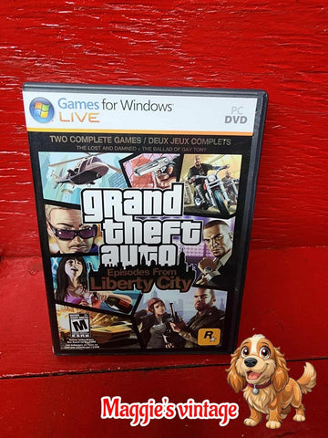 Grand Theft Auto: Episodes from Liberty City - PC *CIB DISC LIKE NEW* FR/ENG