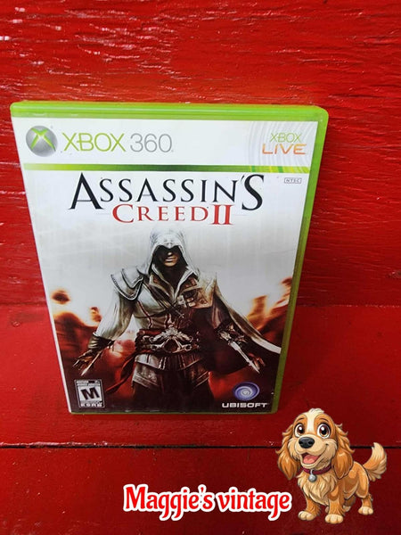 Assassin's Creed II 2 (Xbox 360, 2009) CIB, *CIB DISC LIKE NEW*