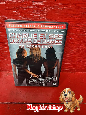 Charlie et ses droles de dames se dechainent (DVD) *BILINGUE DISC LIKE NEW*