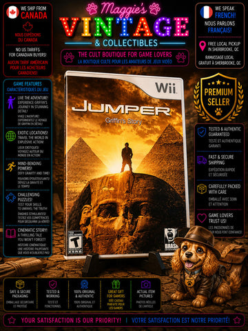 Jumper: Griffin's Story (Nintendo Wii, 2008) CIB DISC LIKE NEW