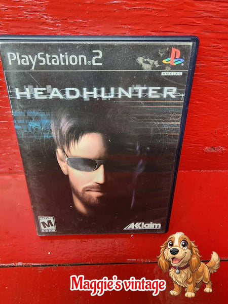 Headhunter PS2 (Sony PlayStation 2, 2002) *CIB DISC LIKE NEW* MANUAL NOT PERFECT