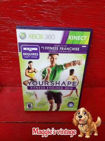 Your Shape: Fitness Evolved 2012 (Microsoft Xbox 360, 2011) *CIB DISC LIKE NEW*