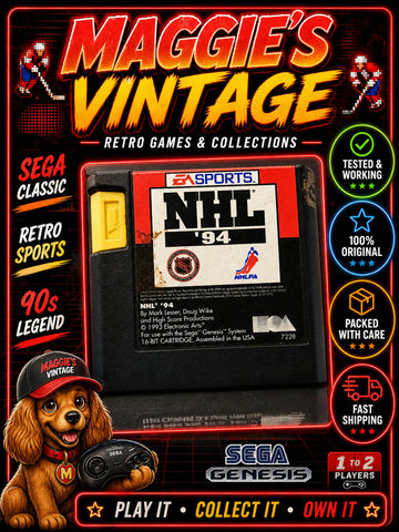 Sega Genesis NHL 94   game ( free shipping to Canada ) TESTED!
