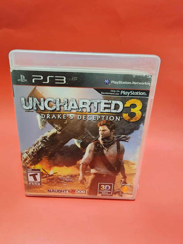 UNCHARTED 3: DRAKE'S DECEPTION  (PS3)  *CIB DISC LIKE NEW*