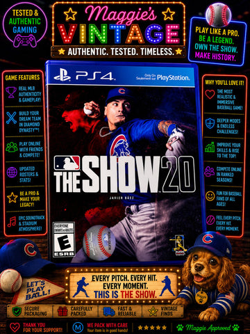 MLB 20: The Show (Sony PlayStation 4, PS4) CIB DISC LIKE NEW