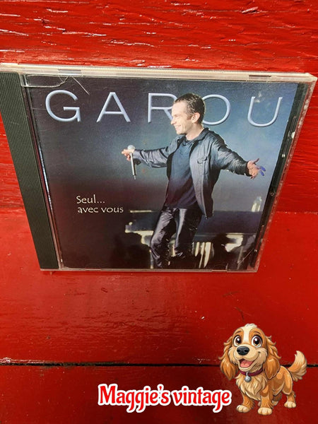 Garou - Seul Avec Vous CD 2001 Live Concert Columbia*DISC LIKE NEW*
