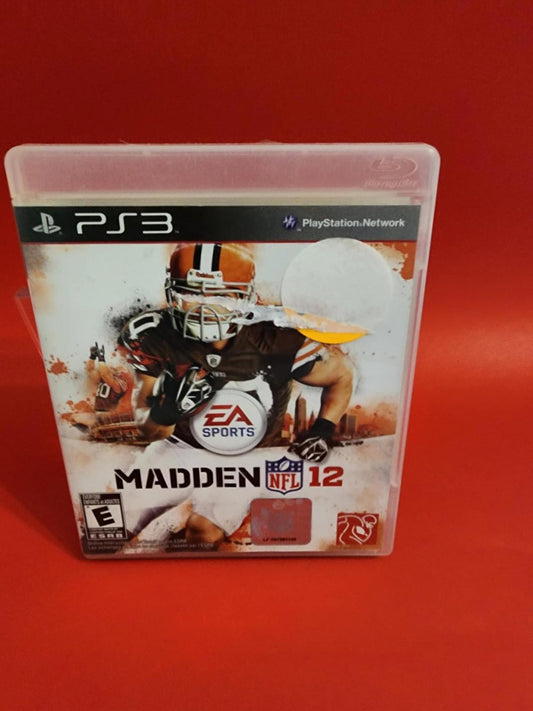 Madden NFL 12 (Sony PlayStation 3, 2011) - CIB Complete w/ Manual, Very good
