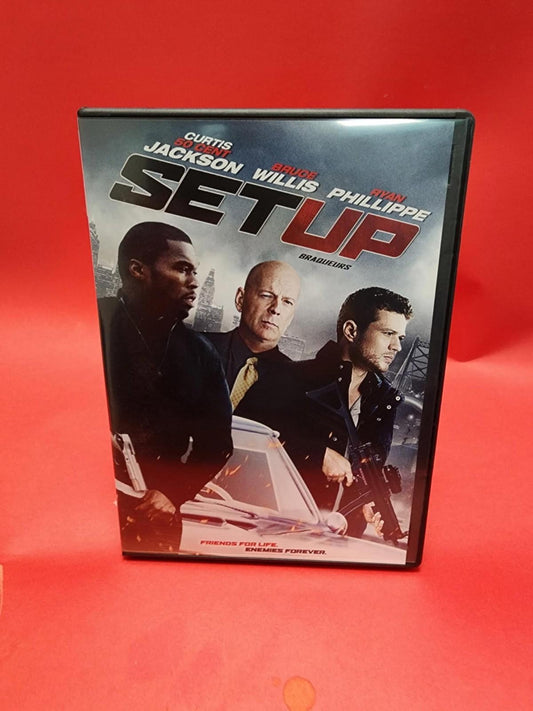Set Up (DVD, 2011, Canadian) 50 Cent, Bruce Willis Bilingue Like new!