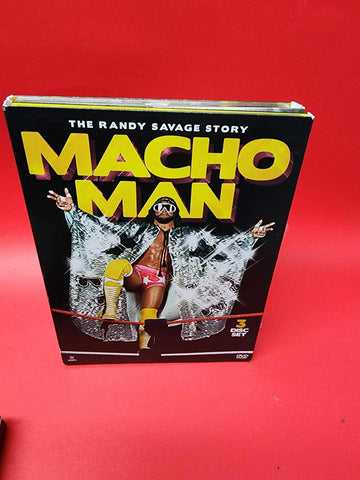 WWE: Macho Man - The Randy Savage Story (DVD, 2014, 3-Disc Set, Like new!!!