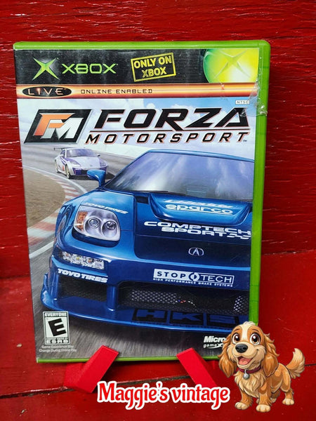 Forza Motorsport (Microsoft Xbox, 2005) Video Game NO MANUAL DISC LIKE NEW