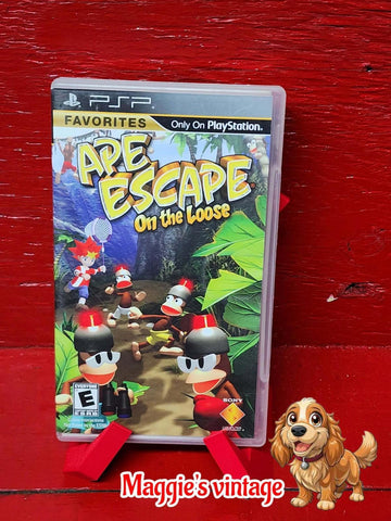 Ape Escape: On the Loose (Sony PSP, 2005) Complete With Manual CIB