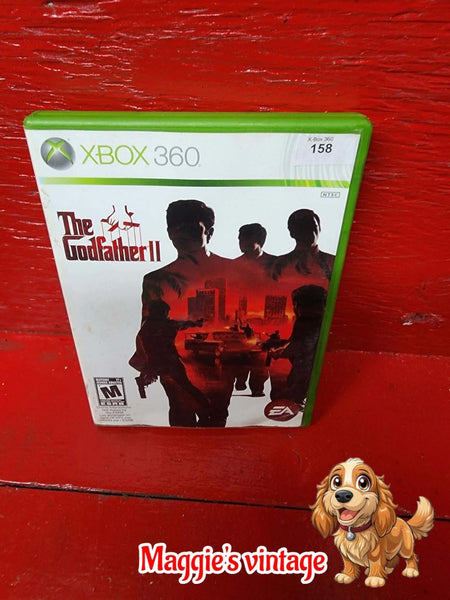 The Godfather II  (Microsoft Xbox 360, 2009)  NO MANUAL  *DISC LIKE NEW*